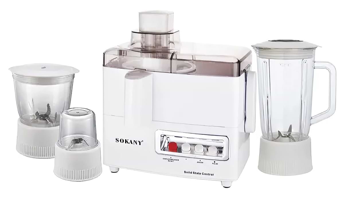 Кухонный комбайн Sokany SK-03029 с соковыжималкой 800 Вт White